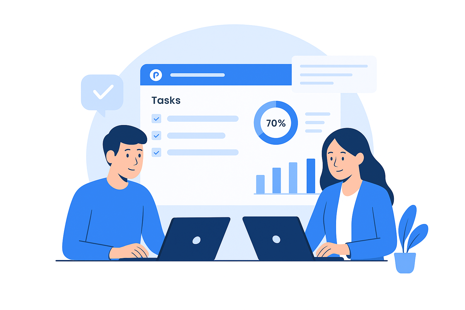 Admin Panel Illustration